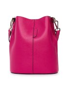 myOwn Geanta dama din piele naturala Mimosa - Fucsia