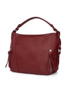 myOwn Geanta dama din piele naturala Samira grena - 27x38cm