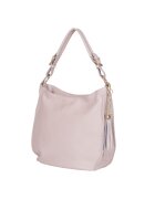 myOwn Geanta dama Edina din piele naturala - Crem - 29x36cm