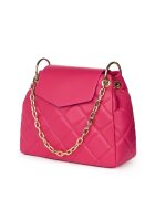 myOwn Geanta din piele matlasata Evia fucsia - Fucsia