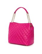 myOwn Geanta din piele matlasata Paloma fucsia - Fucsia