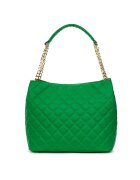 myOwn Geanta din piele matlasata Paloma fucsia - Verde