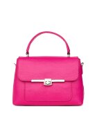 myOwn Geanta din piele naturala Sierra - Fucsia
