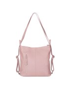 myOwn Geanta rucsac 2-in-1 din piele naturala Alesandra - Roz
