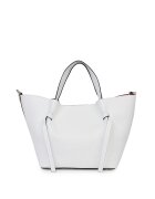 myOwn Geanta shopper din piele naturala Veronica - Alb