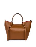 myOwn Geanta shopper din piele naturala Veronica - Coniac
