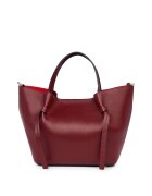 myOwn Geanta shopper din piele naturala Veronica - Visiniu