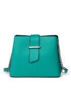 myOwn Mini poseta dama din piele Avery - Turcoaz