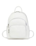 myOwn Rucsac din piele naturala Alghero - Alb