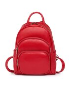 myOwn Rucsac din piele naturala Alghero rosu
