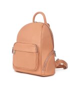 myOwn Rucsac din piele naturala Enzo - Roz