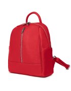 myOwn Rucsac din piele naturala Silvio - Rosu