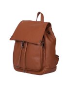 myOwn Rucsac piele naturala Jimmy verde - Coniac