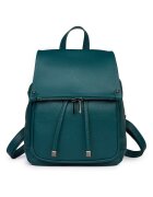 myOwn Rucsac piele naturala Jimmy verde marin
