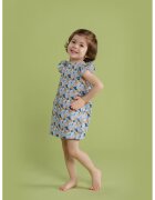 Naeve Rochie cu model grafic - Roz pastel/Albastru deschis