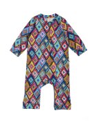 Naeve Salopeta lunga cu model geometric - Multicolor