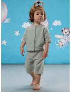 Naeve Set de pantaloni si camasa din bumbac - Verde pal