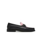 Naked Wolfe Mocasini barbati ROMA - Piele naturala - Negru - Negru