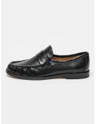 Naked Wolfe Pantofi loafer de piele ci aspect texturat Goldie - Negru