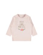 NAME IT Bluza cu imprimeu text - Verde/Roz pal
