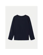 NAME IT Bluza fete - 304718601 - Bumbac organic - Albastru - Albastru