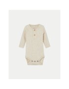 NAME IT Body baieti - 304434044 - Bumbac organic/Modal - 56 CM - Bej