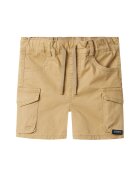 NAME IT Pantaloni scurti baieti 13225803 - Bumbac - Maro - Maro