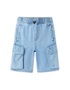 NAME IT Pantaloni scurti din denim baieti 13240411 - Bumbac - Albastru - Albastru