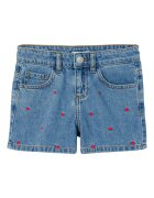 NAME IT Pantaloni scurti din denim fete 13229316 - Bumbac - Albastru - Albastru