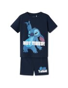 NAME IT Pijama baieti 13243004 - Bumbac/Elastan - Bleumarin - Bleumarin