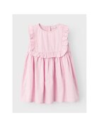 NAME IT Rochie evazata cu volanase - Roz