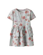 NAME IT Rochie fete 13244206 - Bumbac organic - Albastru - Albastru