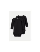 NAME IT Set 2 body-uri copii - 304434334 - Bumbac organic/Bumbac - Negru - Negru