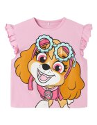 NAME IT Top pentru fete 13240714 - Bumbac/Elastan - Roz - Roz