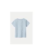 NAME IT Tricou fete - 304731716 - Bumbac organic/Bumbac - Albastru - Albastru