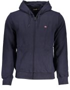 Napapijri Bluza barbati - 100% Bumbac - Albastru - NP0A4HHVBALISFZHSUM - Albastru