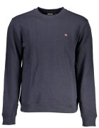 Napapijri Bluza barbati - 95% Bumbac - 5% Elastan - Albastru - NP0A4H89-BALIS-CREW-SUM-2 - Albastru