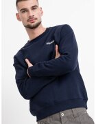 Napapijri Bluza de trening cu imprimeu pe partea din spate Guide - Alb fildes/Bleumarin