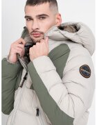 Napapijri Geaca cu vatelina si fermoar Moesa - Verde pal/Kaki