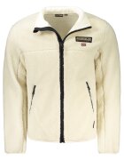 Napapijri Jacheta barbati - 100% poliester - Alb - 2XL - NP0A4IA9TTYNIKFZ - Alb