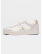 Napapijri Pantofi sport cu insertii de piele intoarsa Jade - Alb/Gri deschis
