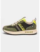 Napapijri Pantofi sport cu insertii textile Slate - Verde/Negru