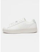 Napapijri Pantofi sport din piele cu logo lateral - Alb optic