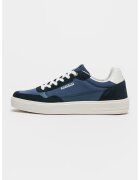 Napapijri Pantofi sport din piele cu model si garnituri din material sintetic - Albastru inchis