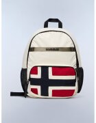 Napapijri Rucsac cu buzunare multiple Nadir - Rosu/Alb fildes