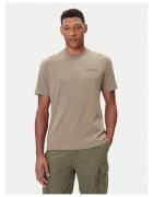 Napapijri Tricou barbatesc maro - bumbac