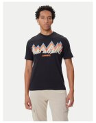 Napapijri Tricou barbatesc negru - bumbac
