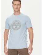 Napapijri Tricou barbati - 305101945 - Bumbac - Albastru - Albastru