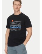 Napapijri Tricou barbati - 305102768 - Bumbac - Negru - Negru