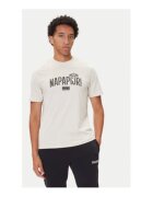 Napapijri Tricou Barbati - Bej - 100% bumbac